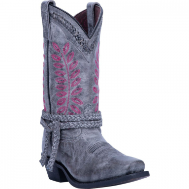 Laredo Womens Fern 11" Grey Cowboy Square Toe Boot 51148