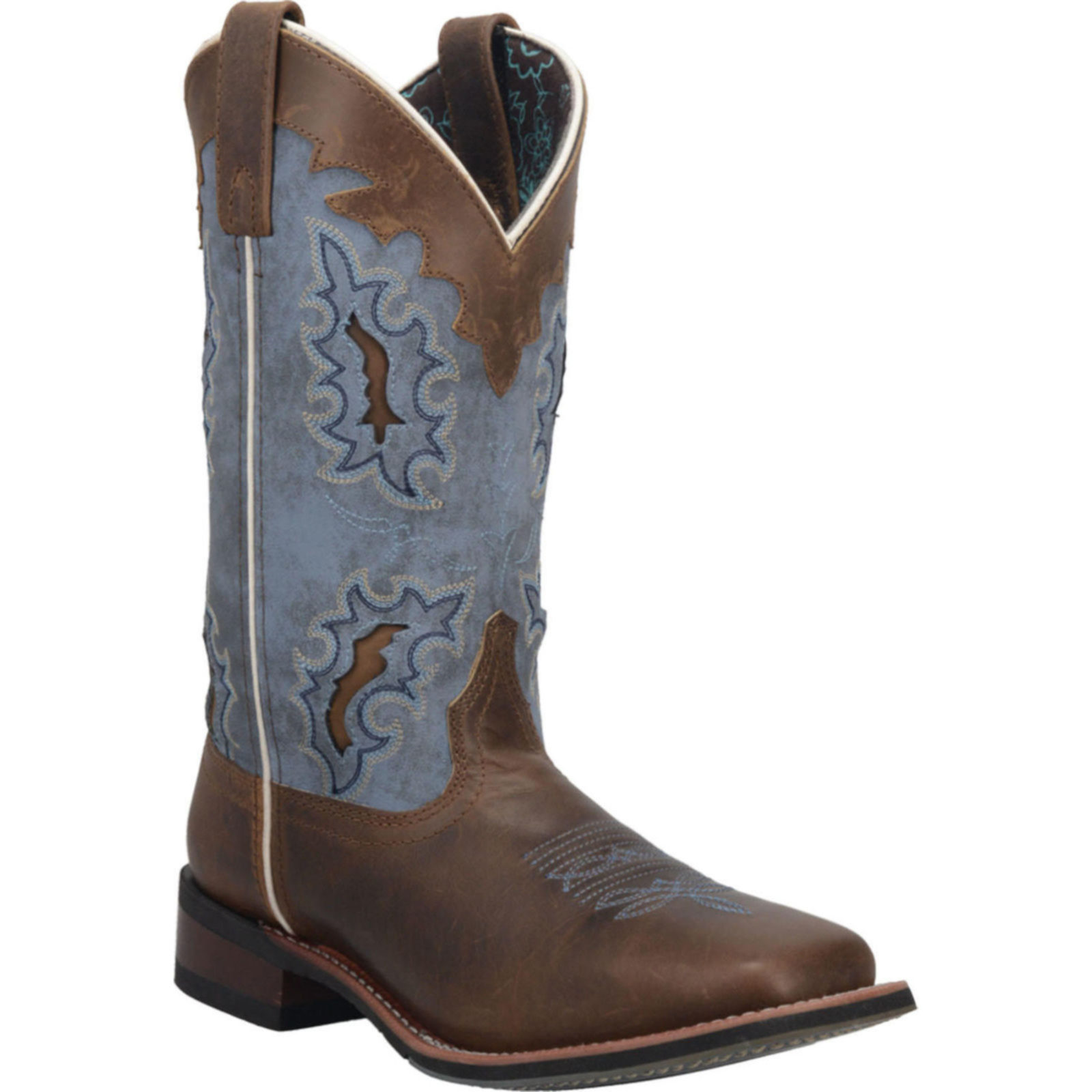 Shop Laredo Womens Isla Boot Tan/Blue Denim 5666 | Save 20% + Free ...