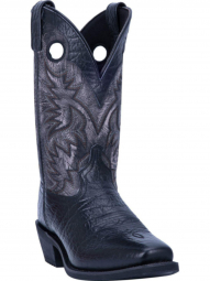 Laredo Mens Patton 12" Black Cowboy Square Toe Boot 68327