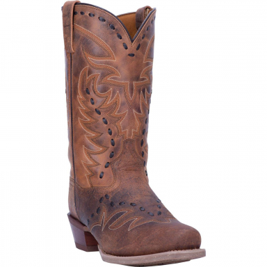 Laredo Mens Clancy 12" Brown Cowboy Square Toe Boot 68334