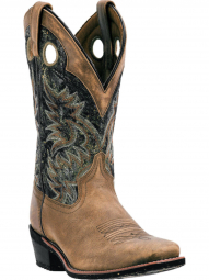 Laredo Mens Stillwater Leather Boot Tan/Black 68358