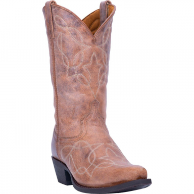 Laredo Mens Oliver 12" Tan Snip Toe Boot 68404