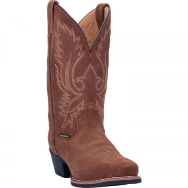 Laredo Mens Colton 12" Tan Cowboy Square Toe Boot 68472