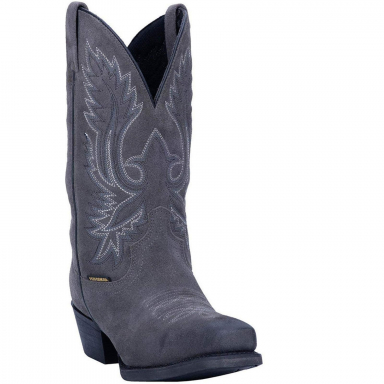 Laredo Mens Colton 12" Grey Cowboy Square Toe Boot 68477