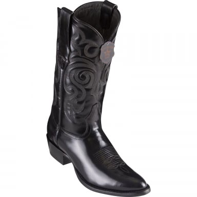 Los Altos Mens Cameleon Black Cowboy Boot 654205