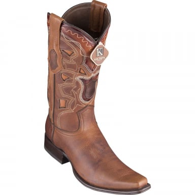 Los Altos Mens European Square Toe Rage Walnut Cowboy Boot 769940