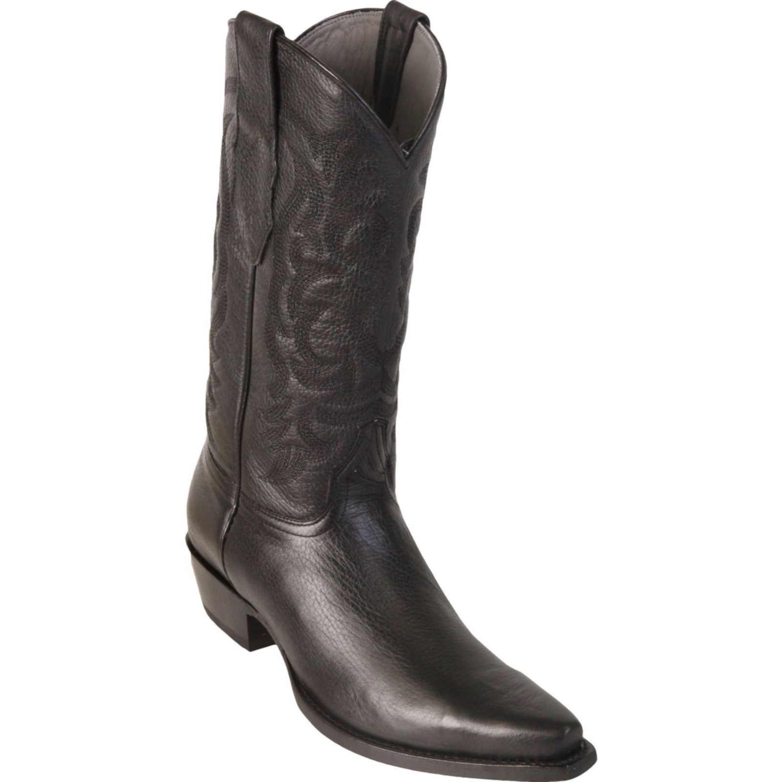 Shop Los Altos Mens Snip Toe Deer Black Cowboy Boot 948305 | Save Now ...