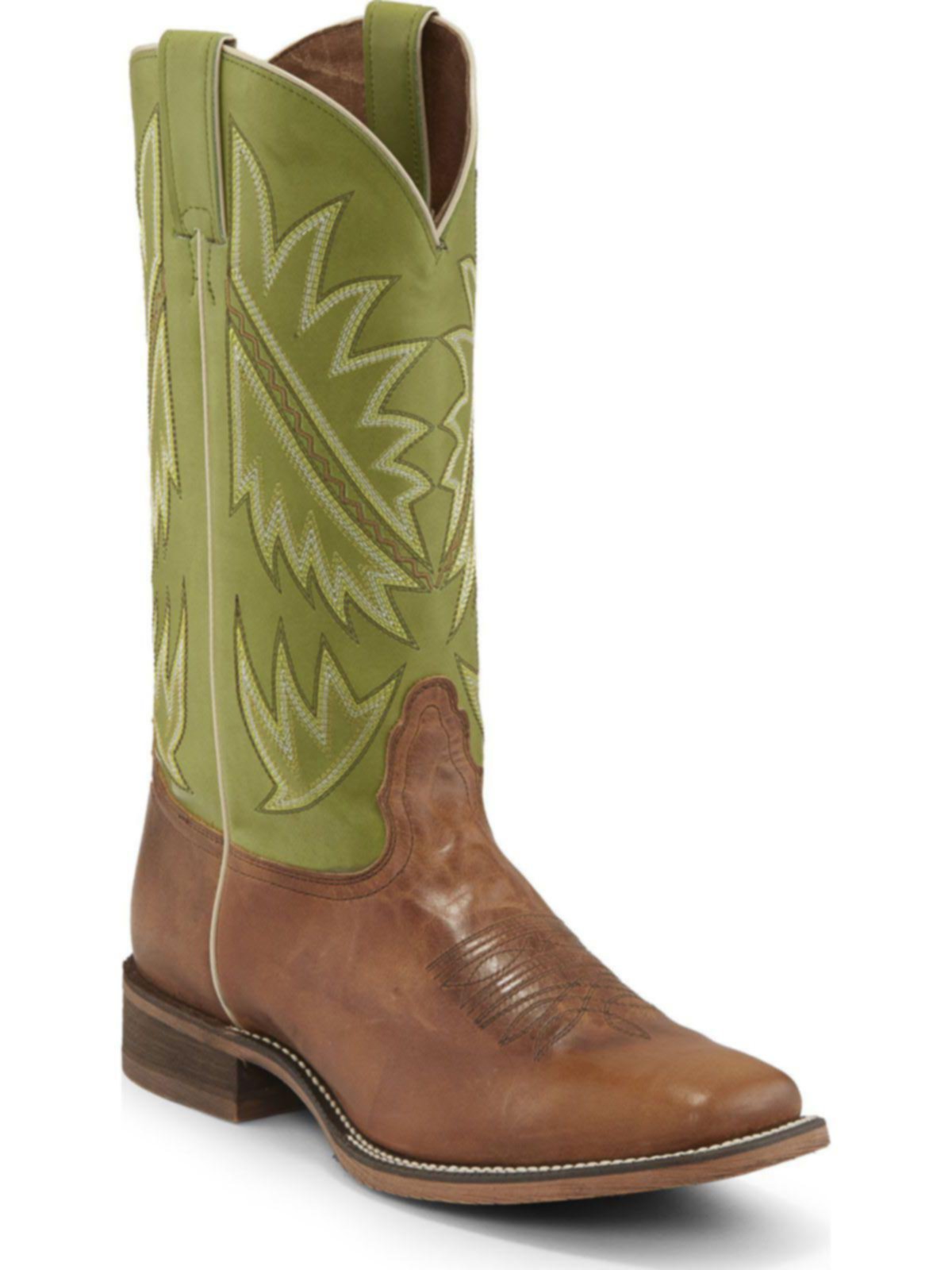 green cowboy boots mens
