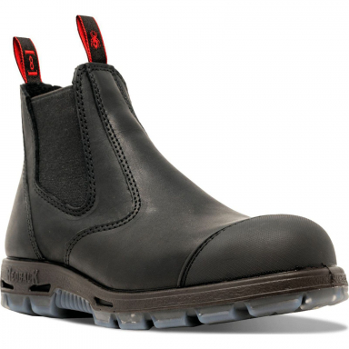 Redback Easy Escape HD Matte Black with external Scuff Cap Steel Toe Boot USBBKSC