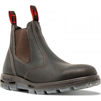 Redback Bonsall Claret Dark Brown Oil Kip Steel Toe Boot USBOK