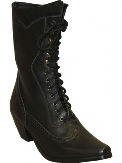 women's lace up western boots