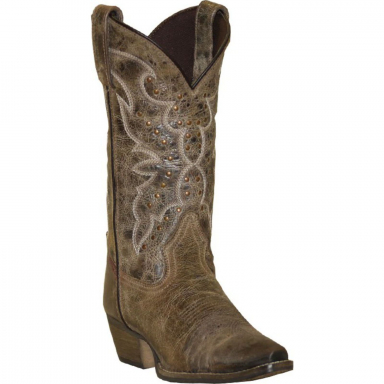 Rawhide Womens Tan Nailhead Cowgirl Boot 5029