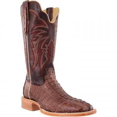 RWatson Mens Kango Tobac Hornback Caiman Tail Western Boots RW3011-2