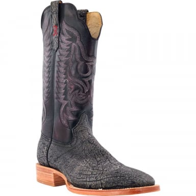 RWatson Mens Smoke Grey Cape Buffalo Western Boots RW7110-2