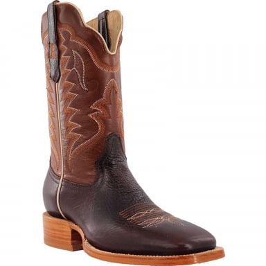 RWatson Mens Walnut Cowhide Western Boots RW8020-1