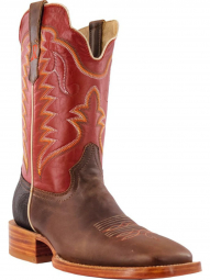 Mens Arizona Tan Cowhide Cowboy Boots RW8021