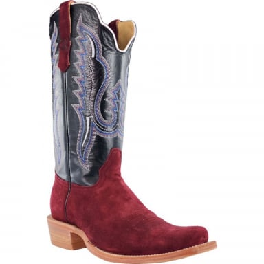 RWatson Mens Rhubarb Rough Out Western Boots RW8211-1