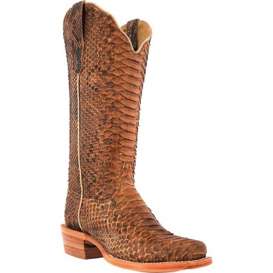 RWatson Womens Sand Matte Python Cowgirl Boots RWL7201-1