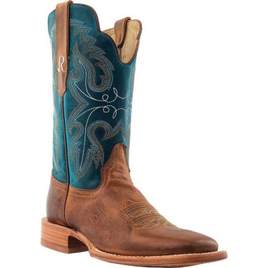 RWatson Womens Honey Cowhide Cowgirl Boots RWL8305-2