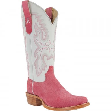 RWatson Womens Rose Boar Cowgirl Boots RWL8608-1