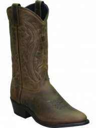 Sage Mens Olive Brown Longhorn Western Boot 3051