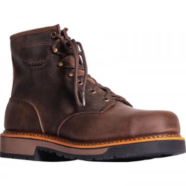 Silverado Mens 6" Brown Lace-Up Work Boot 7720