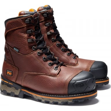 Timberland Pro Mens 8" Boondock Composite Safety Toe Waterproof Insulated Boots TB089628214