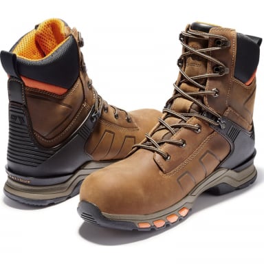 Timberland Pro Mens 8" Hypercharge Composite Safety Toe Waterproof Boots TB0A1KQ2214