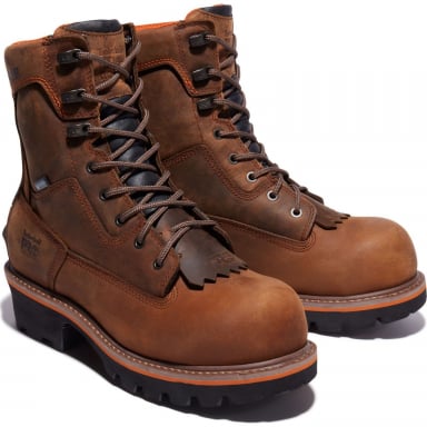 Timberland Mens Timberland Pro Evergreen 8" Waterproof Comp-Toe Work Boots TB0A267H214