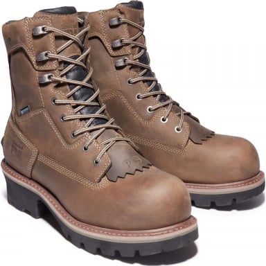 Timberland Mens Timberland Pro Evergreen 8" Waterproof Insulated Comp-Toe Work Boots TB0A28QQ214