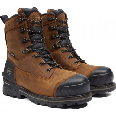 Timberland Mens Timberland Pro Boondock 8" Waterproof Comp-Toe Work Boots TB0A29TG214