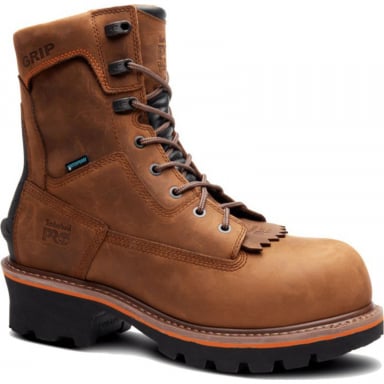 Timberland Mens Timberland Pro Evergreen 8" Waterproof Comp-Toe Work Boots TB1A267H214