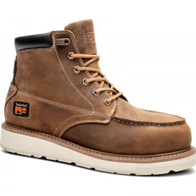 Timberland Mens Timberland Pro Gridworks 6" Waterproof Soft-Toe Work Boots TB1A2AXR214