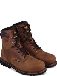 Thorogood Mens V-Series Waterproof Insulated 8" Crazyhorse Safety Toe Work Boots 804-3238