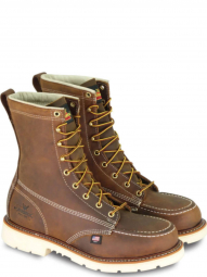 Thorogood Mens 8" Moc Toe Safety Toe Work Boots 804-4378
