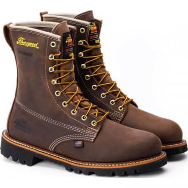 Thorogood Mens 8" Crazyhorse Insulated Waterproof Work Boot 814-4520