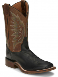 Tony Lama Mens 11" Black Cowhide Cowboy Boot 7885