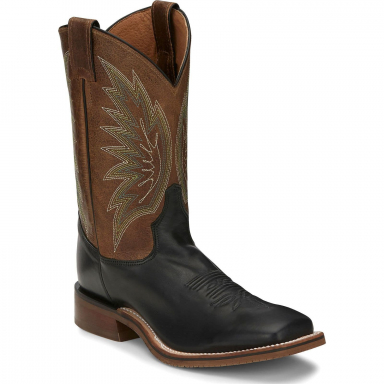 Tony Lama Mens 11" Black Cowhide Cowboy Boot 7885