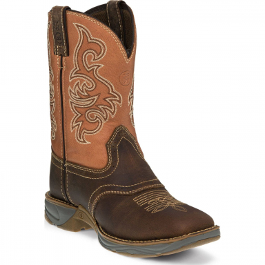 Tony Lama Kids Spindletop Tan 8" Cowboy Boot LL552