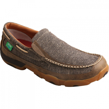 Twisted X Mens Slip-On Driving Moc ? Dust MDMS012