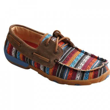 Twisted X Womens Boat Shoe Driving Moc WDM0076