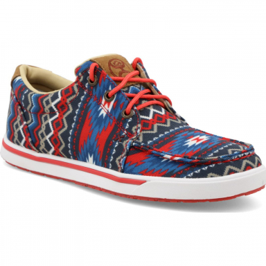 Twisted X Womens Hooey Loper Red Aztec Multi WHYC026