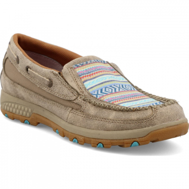 Twisted X Womens Boat Shoe Driving Moc with CellStretch WXC0008