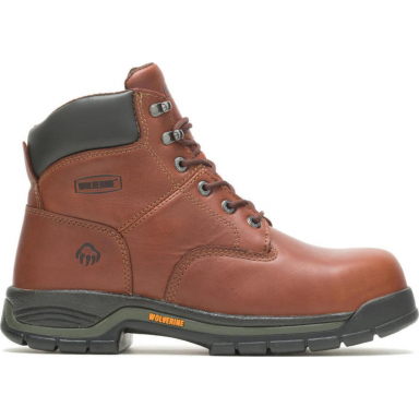 Wolverine Mens Harrison Lace-Up Steel Toe EH 6" Work Boot W04904