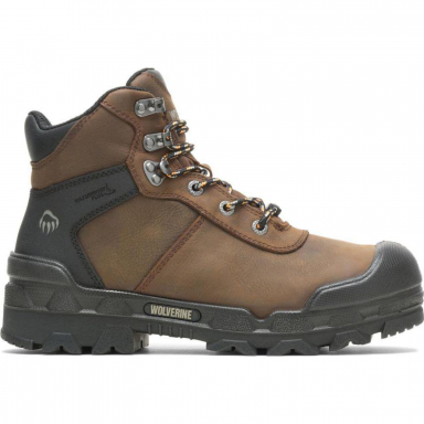 Wolverine Mens Warrior 6" Met Waterproof Dark Coffee Boot W10942