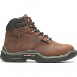 Wolverine Mens Raider DuraShocks Waterproof 6" Met-Guard Work Boot W211165